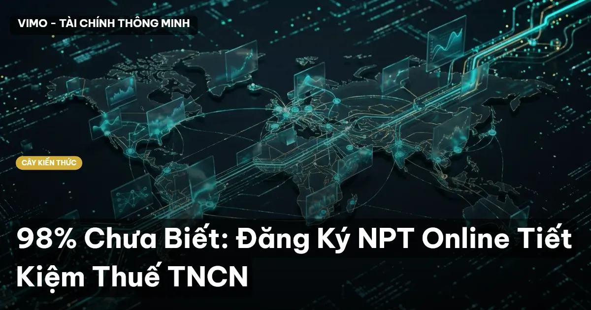 98% Chưa Biết: Đăng Ký NPT Online Tiết Kiệm Thuế TNCN