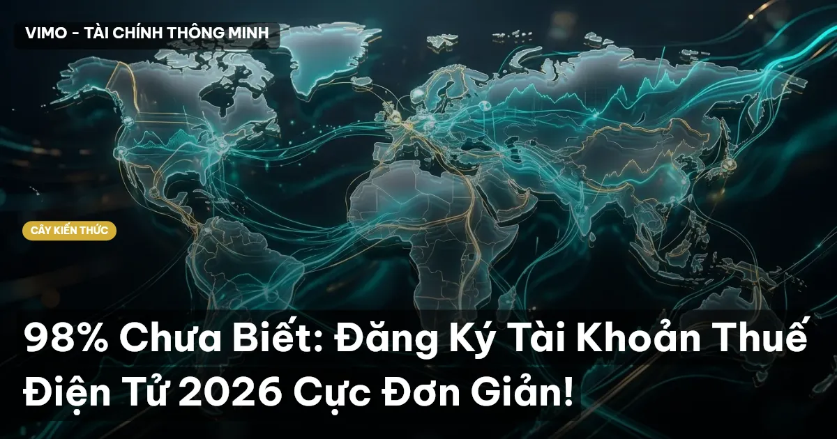 98% Chưa Biết: Đăng Ký Tài Khoản Thuế Điện Tử 2026 Cực Đơn Giản!