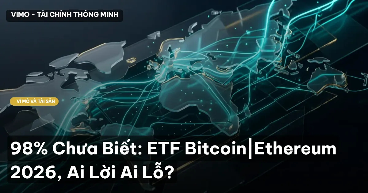 98% Chưa Biết: ETF Bitcoin|Ethereum 2026, Ai Lời Ai Lỗ?