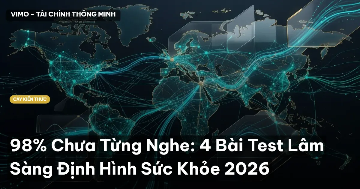 98% Chưa Từng Nghe: 4 Bài Test Lâm Sàng Định Hình Sức Khỏe 2026