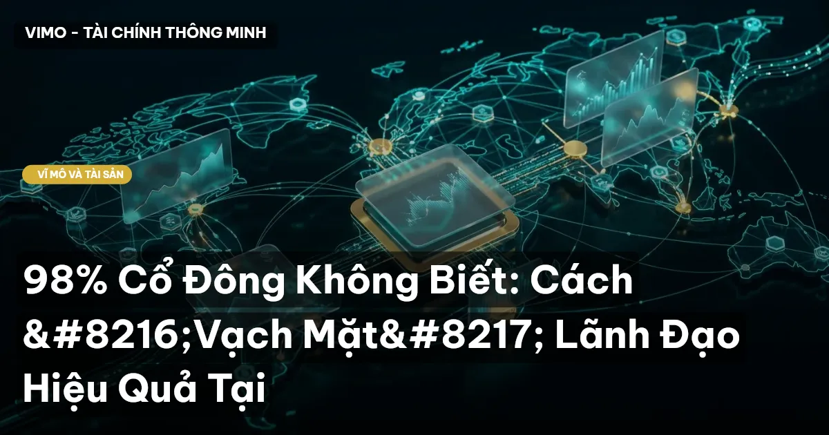 98% Cổ Đông Không Biết: Cách 'Vạch Mặt' Lãnh Đạo Hiệu Quả Tại
