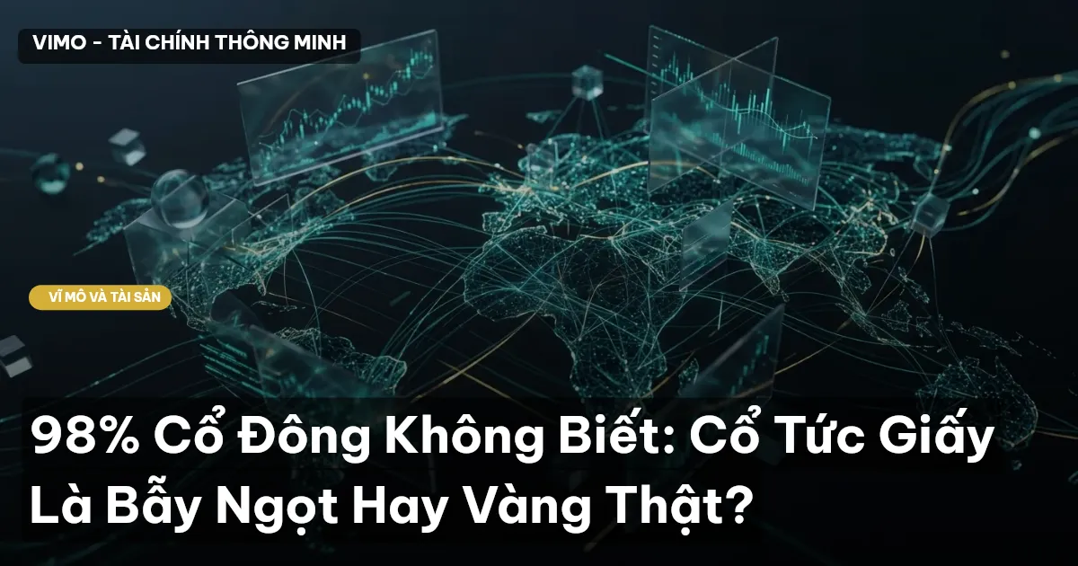 98% Cổ Đông Không Biết: Cổ Tức Giấy Là Bẫy Ngọt Hay Vàng Thật?