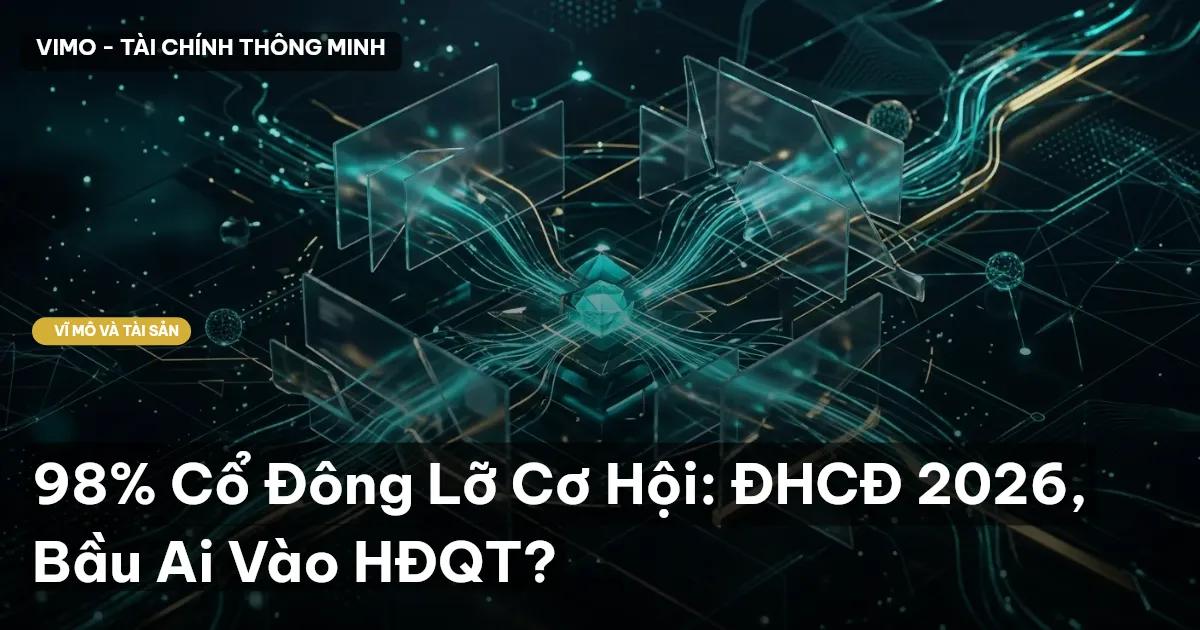 98% Cổ Đông Lỡ Cơ Hội: ĐHCĐ 2026, Bầu Ai Vào HĐQT?