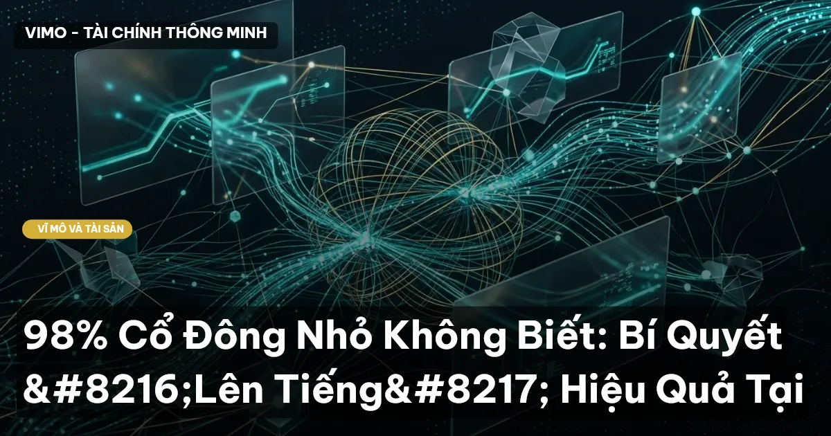 98% Cổ Đông Nhỏ Không Biết: Bí Quyết 'Lên Tiếng' Hiệu Quả Tại