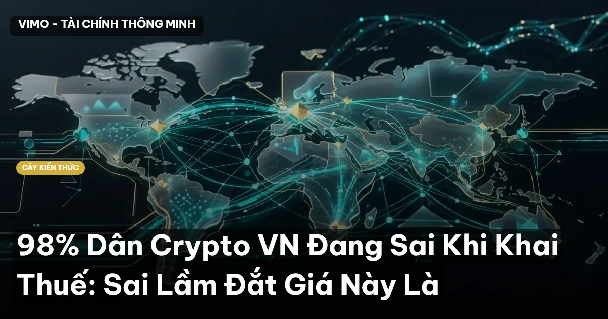 98% Dân Crypto VN Đang Sai Khi Khai Thuế: Sai Lầm Đắt Giá Này Là