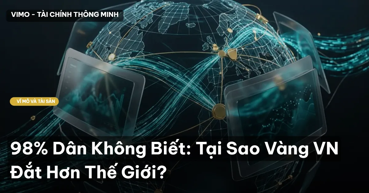 98% Dân Không Biết: Tại Sao Vàng VN Đắt Hơn Thế Giới?