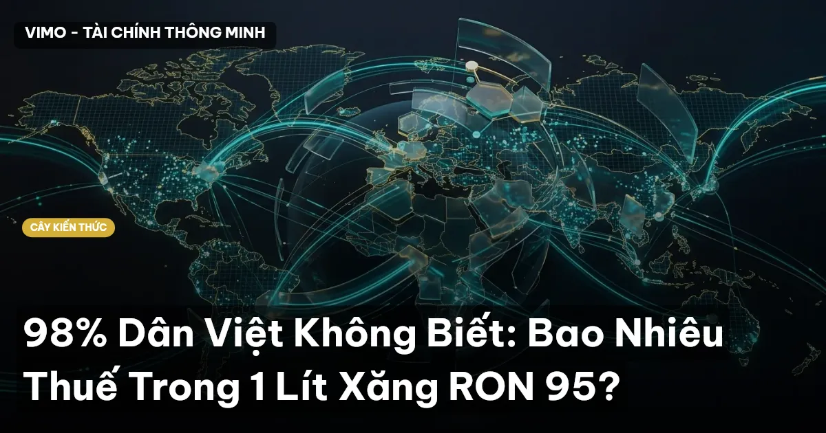 98% Dân Việt Không Biết: Bao Nhiêu Thuế Trong 1 Lít Xăng RON 95?