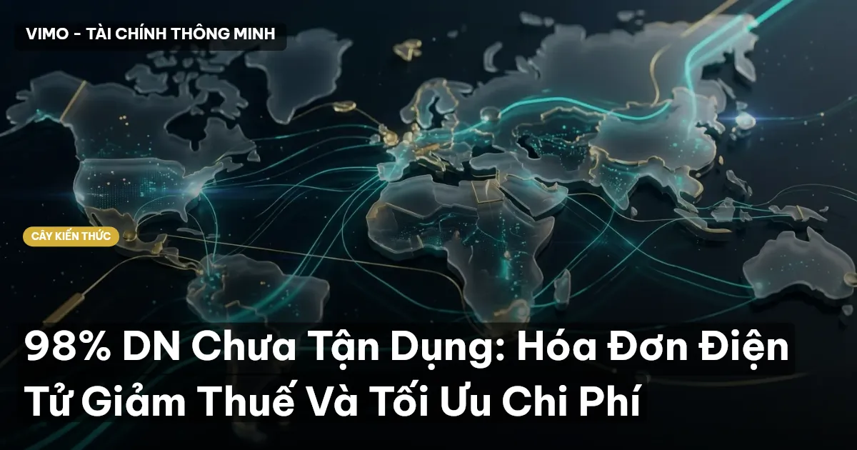 98% DN Chưa Tận Dụng: Hóa Đơn Điện Tử Giảm Thuế Và Tối Ưu Chi Phí