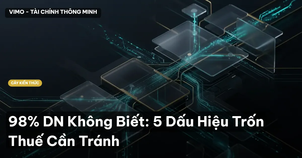 98% DN Không Biết: 5 Dấu Hiệu Trốn Thuế Cần Tránh