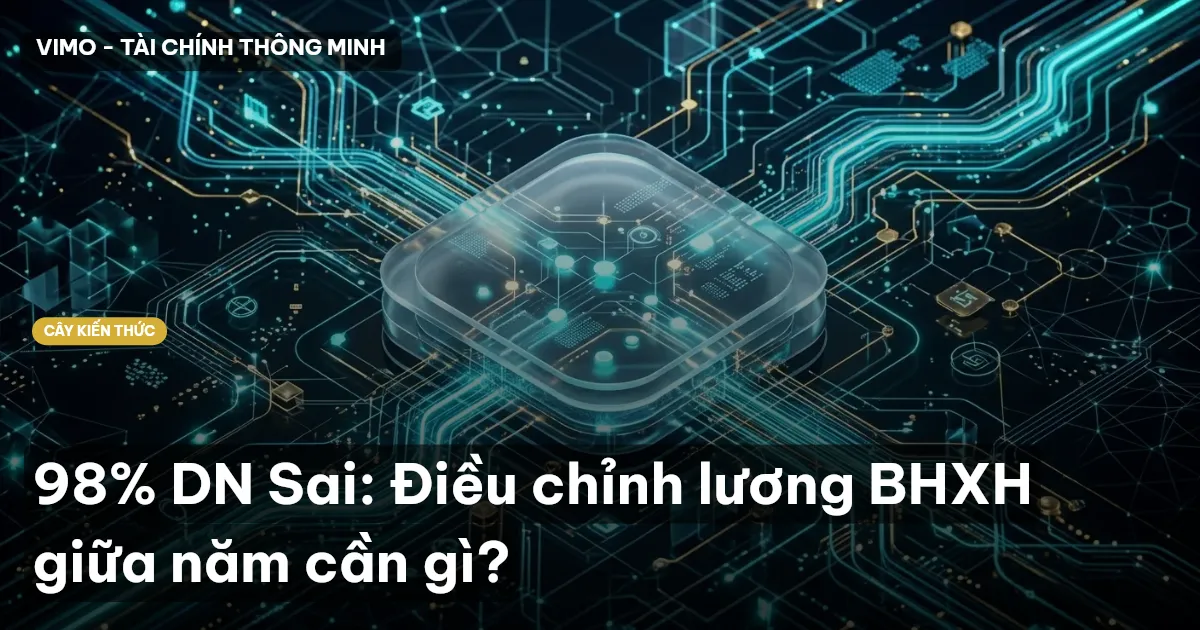 98% DN Sai: Điều chỉnh lương BHXH giữa năm cần gì?