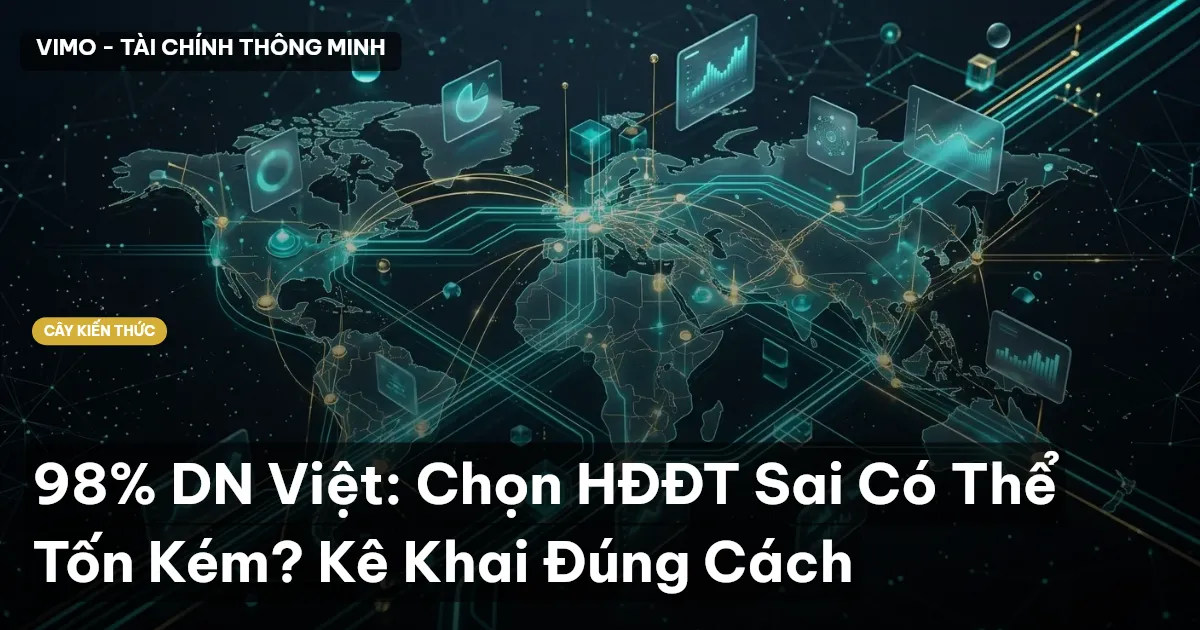 98% DN Việt: Chọn HĐĐT Sai Có Thể Tốn Kém? Kê Khai Đúng Cách