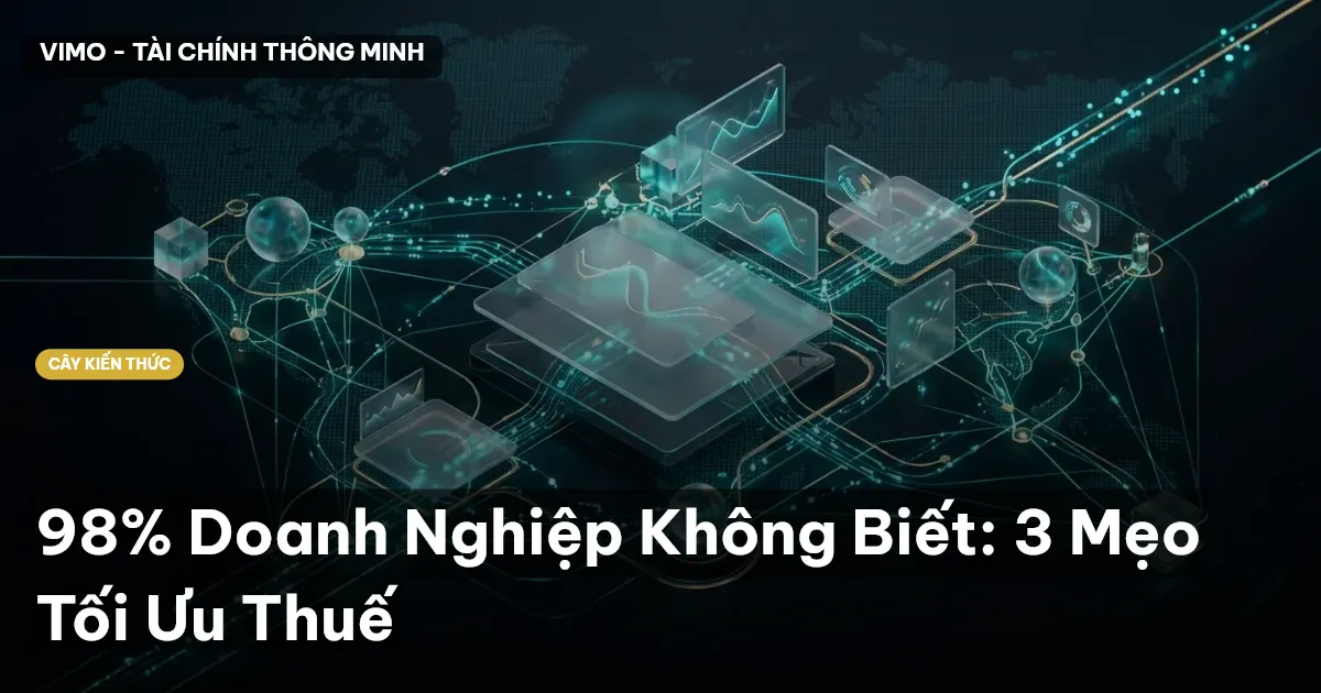 98% Doanh Nghiệp Không Biết: 3 Mẹo Tối Ưu Thuế
