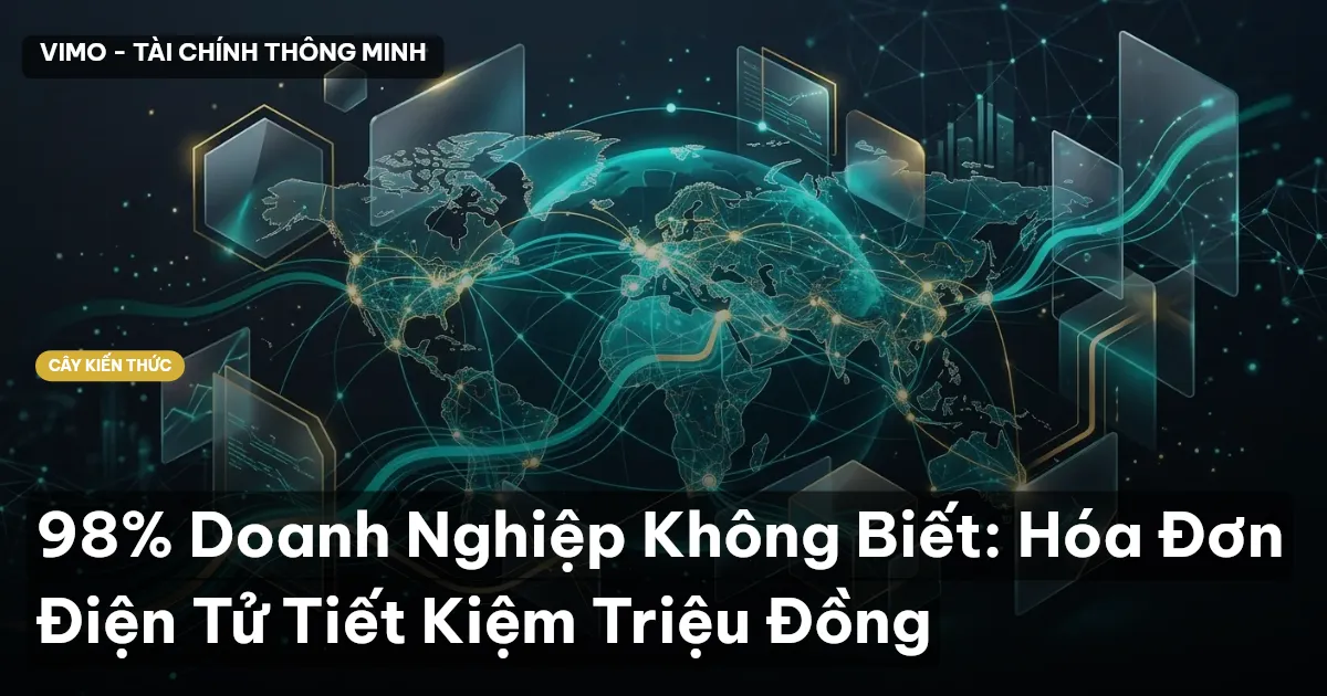 98% Doanh Nghiệp Không Biết: Hóa Đơn Điện Tử Tiết Kiệm Triệu Đồng