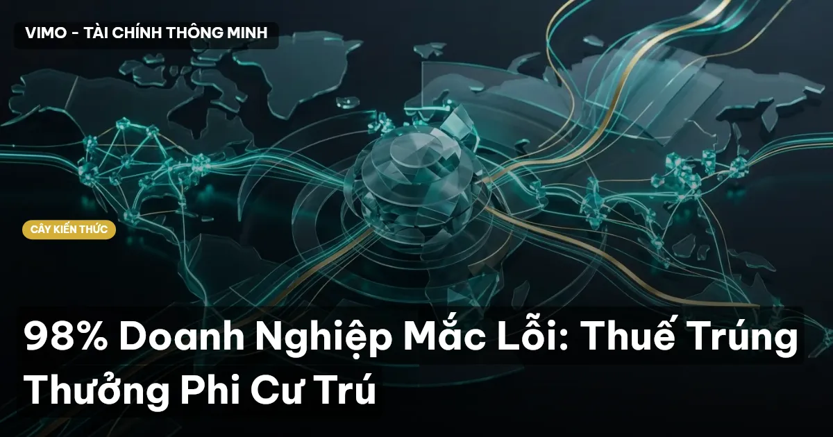98% Doanh Nghiệp Mắc Lỗi: Thuế Trúng Thưởng Phi Cư Trú