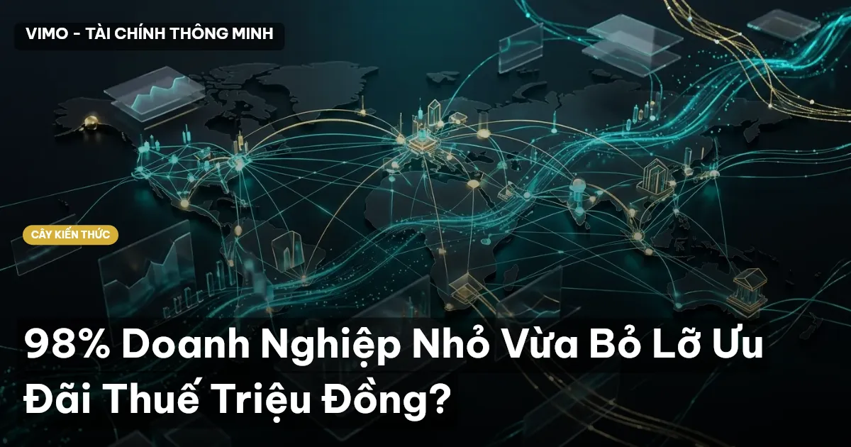 98% Doanh Nghiệp Nhỏ Vừa Bỏ Lỡ Ưu Đãi Thuế Triệu Đồng?