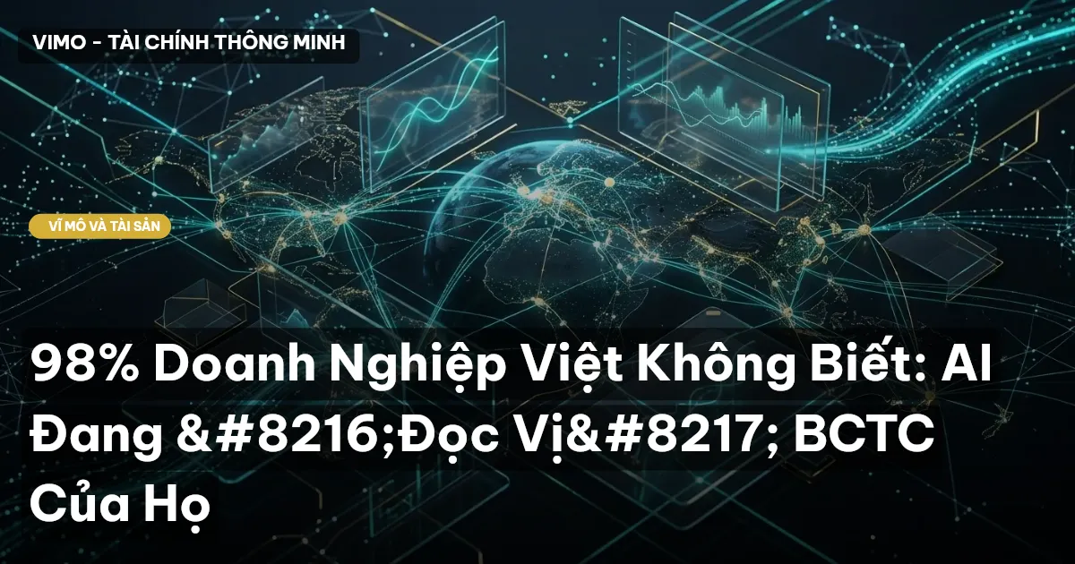 98% Doanh Nghiệp Việt Không Biết: AI Đang 'Đọc Vị' BCTC Của Họ