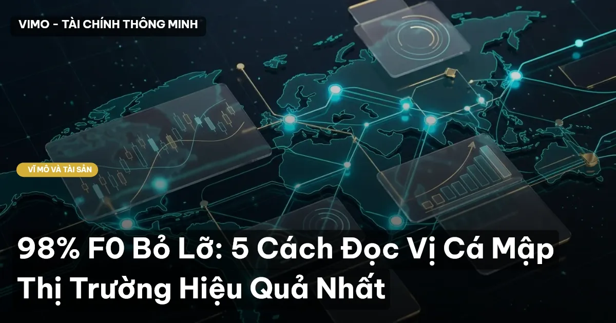 98% F0 Bỏ Lỡ: 5 Cách Đọc Vị Cá Mập Thị Trường Hiệu Quả Nhất