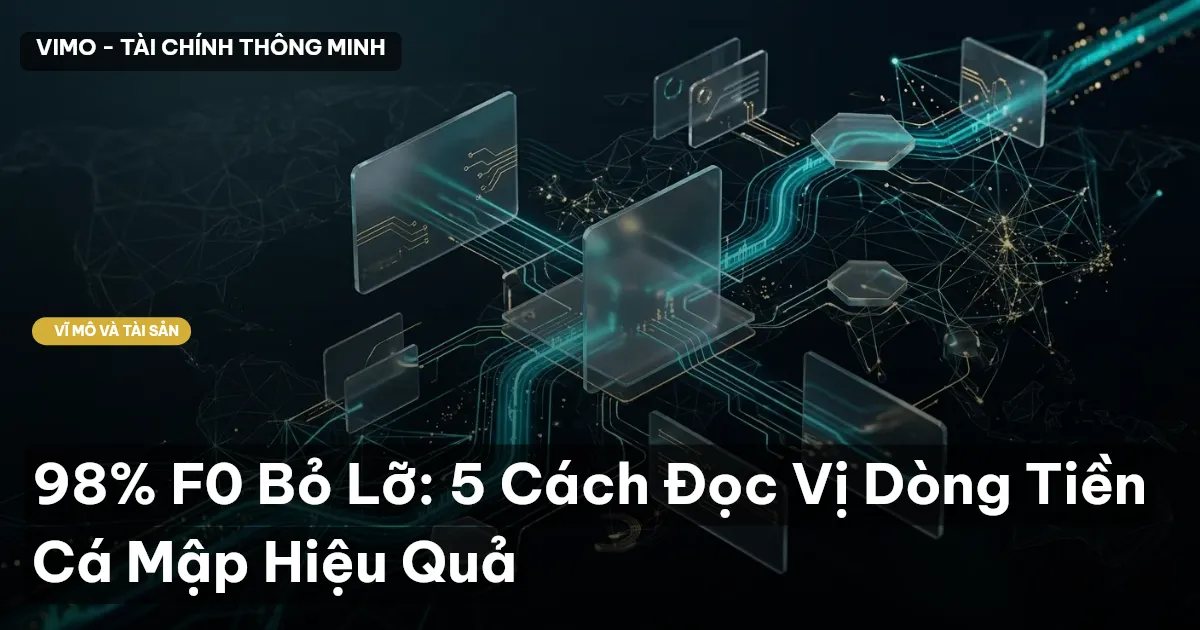 98% F0 Bỏ Lỡ: 5 Cách Đọc Vị Dòng Tiền Cá Mập Hiệu Quả