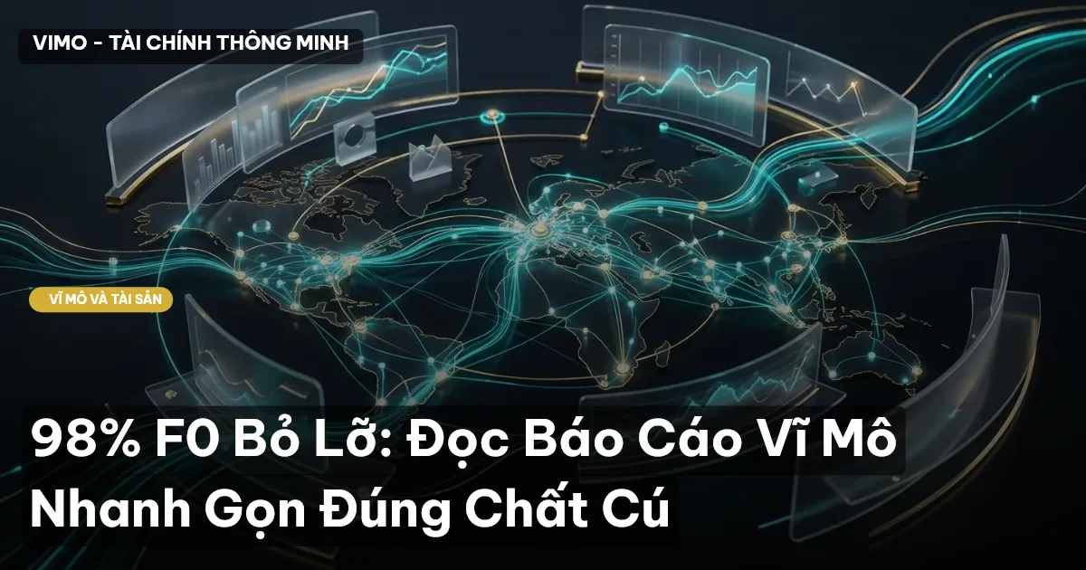 98% F0 Bỏ Lỡ: Đọc Báo Cáo Vĩ Mô Nhanh Gọn Đúng Chất Cú