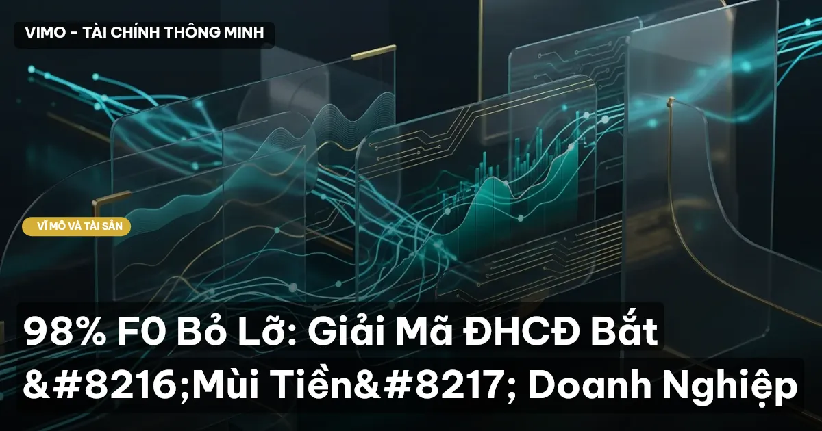 98% F0 Bỏ Lỡ: Giải Mã ĐHCĐ Bắt ‘Mùi Tiền’ Doanh Nghiệp