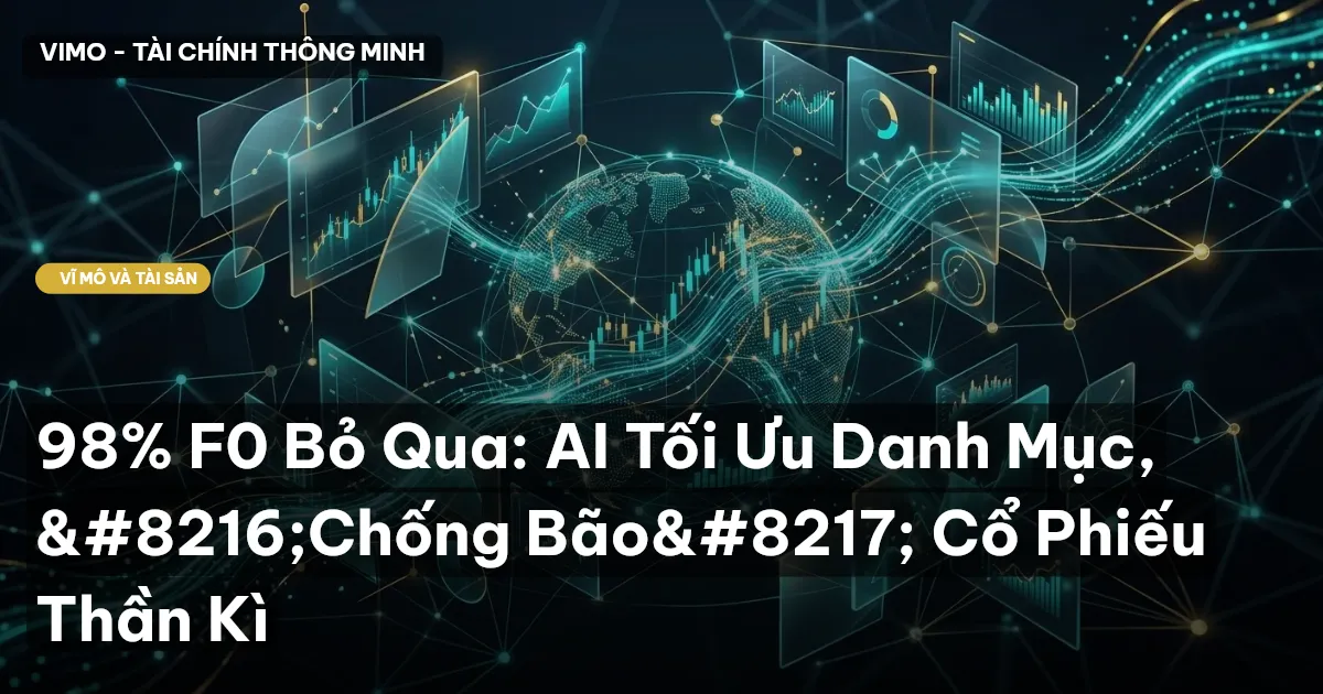 98% F0 Bỏ Qua: AI Tối Ưu Danh Mục, 'Chống Bão' Cổ Phiếu Thần Kì