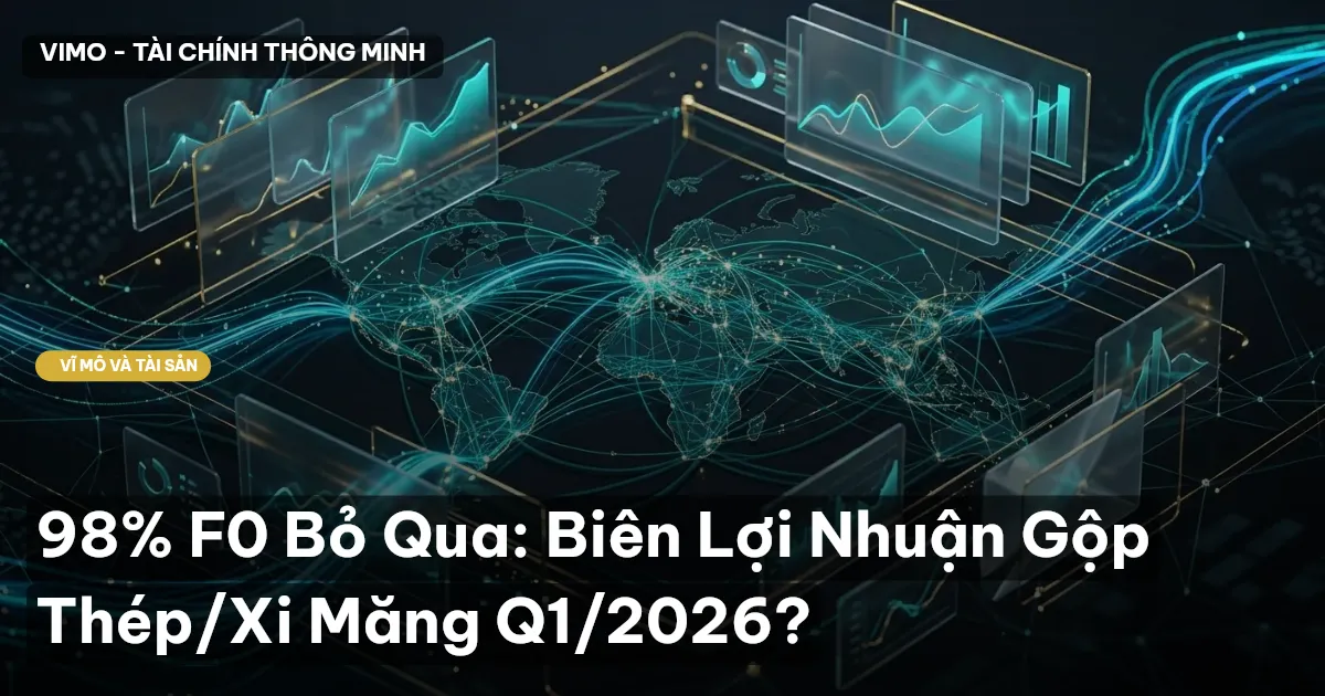 98% F0 Bỏ Qua: Biên Lợi Nhuận Gộp Thép/Xi Măng Q1/2026?