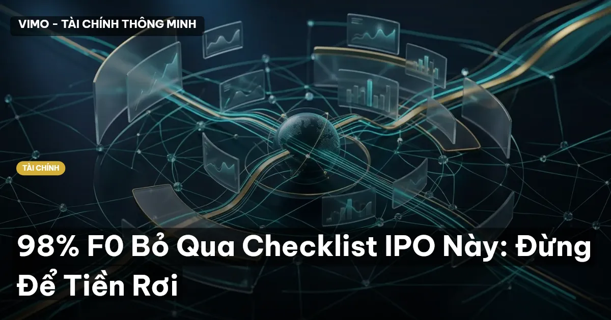 98% F0 Bỏ Qua Checklist IPO Này: Đừng Để Tiền Rơi