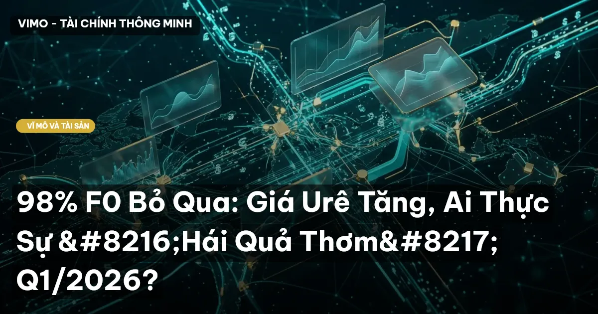 98% F0 Bỏ Qua: Giá Urê Tăng, Ai Thực Sự 'Hái Quả Thơm' Q1/2026?