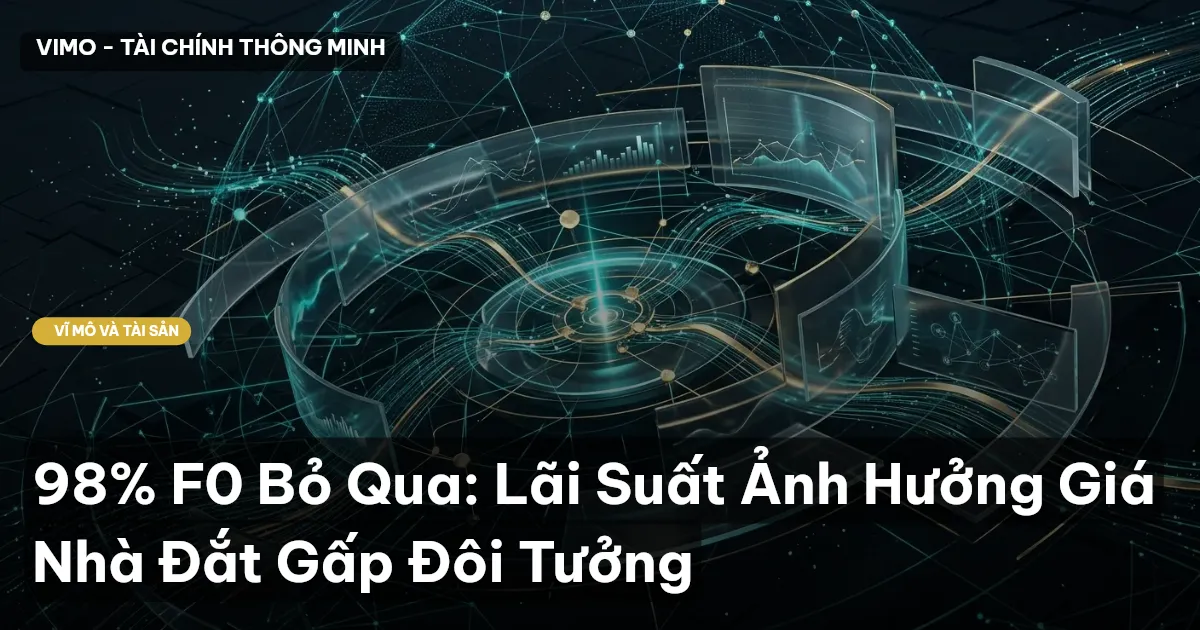 98% F0 Bỏ Qua: Lãi Suất Ảnh Hưởng Giá Nhà Đắt Gấp Đôi Tưởng