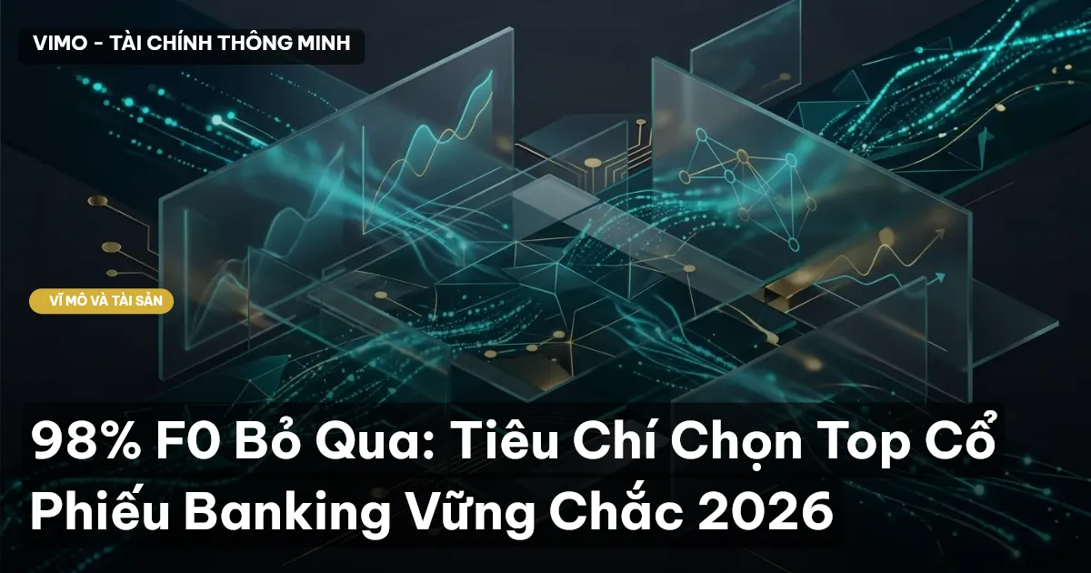 98% F0 Bỏ Qua: Tiêu Chí Chọn Top Cổ Phiếu Banking Vững Chắc 2026
