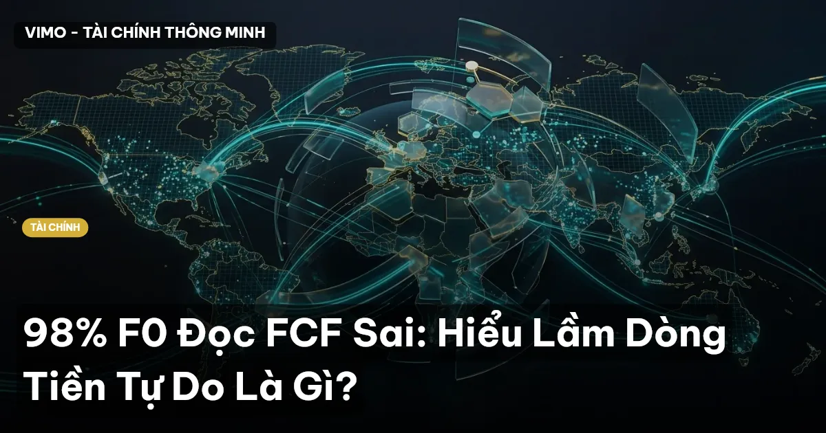 98% F0 Đọc FCF Sai: Hiểu Lầm Dòng Tiền Tự Do Là Gì?