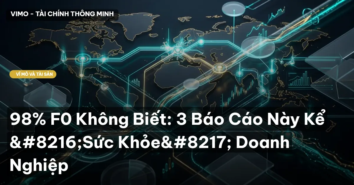98% F0 Không Biết: 3 Báo Cáo Này Kể ‘Sức Khỏe’ Doanh Nghiệp
