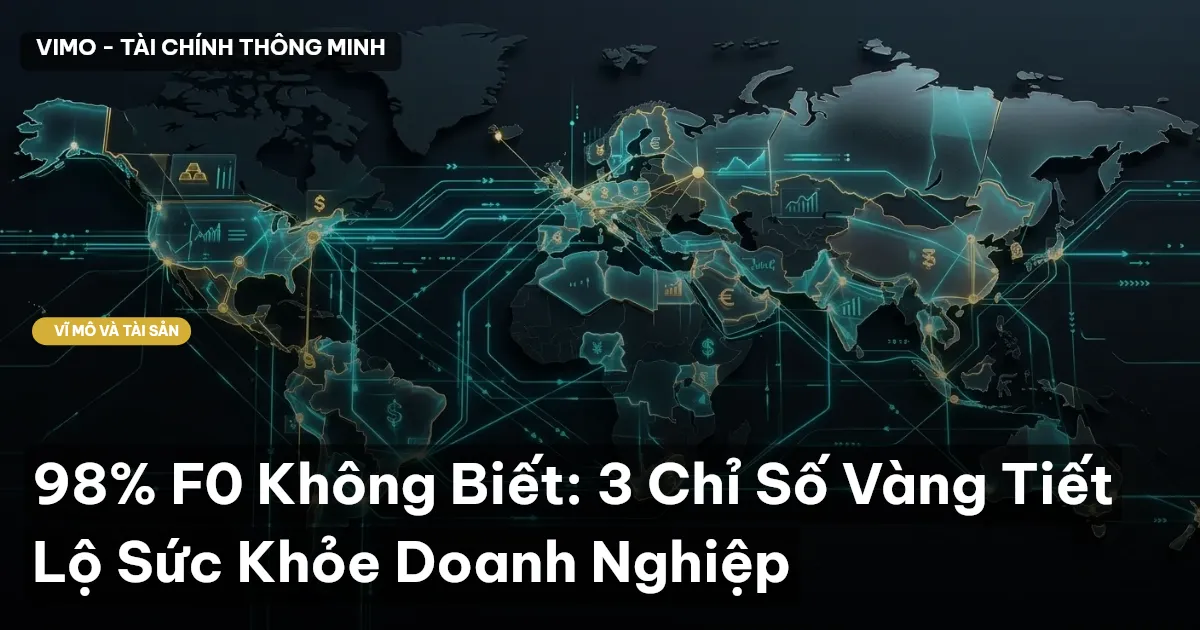 98% F0 Không Biết: 3 Chỉ Số Vàng Tiết Lộ Sức Khỏe Doanh Nghiệp