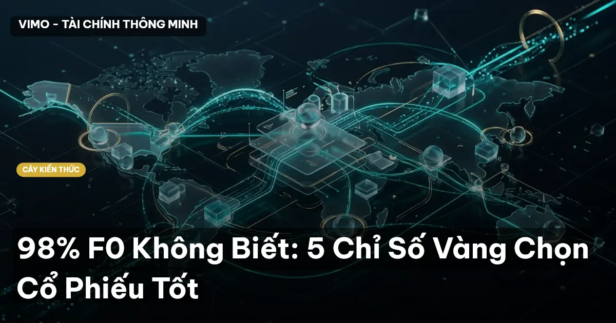 98% F0 Không Biết: 5 Chỉ Số Vàng Chọn Cổ Phiếu Tốt