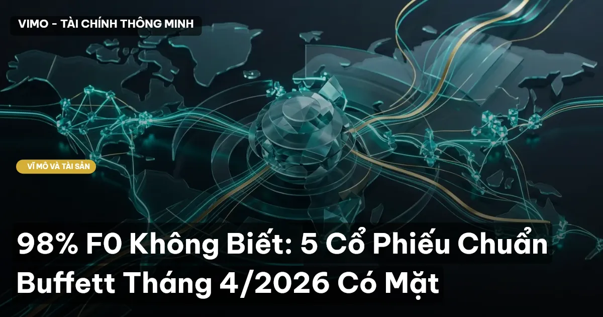 98% F0 Không Biết: 5 Cổ Phiếu Chuẩn Buffett Tháng 4/2026 Có Mặt