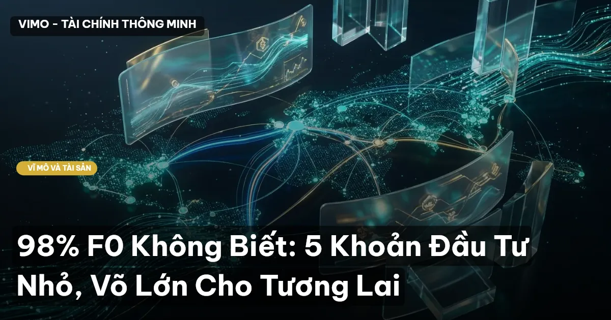98% F0 Không Biết: 5 Khoản Đầu Tư Nhỏ, Võ Lớn Cho Tương Lai