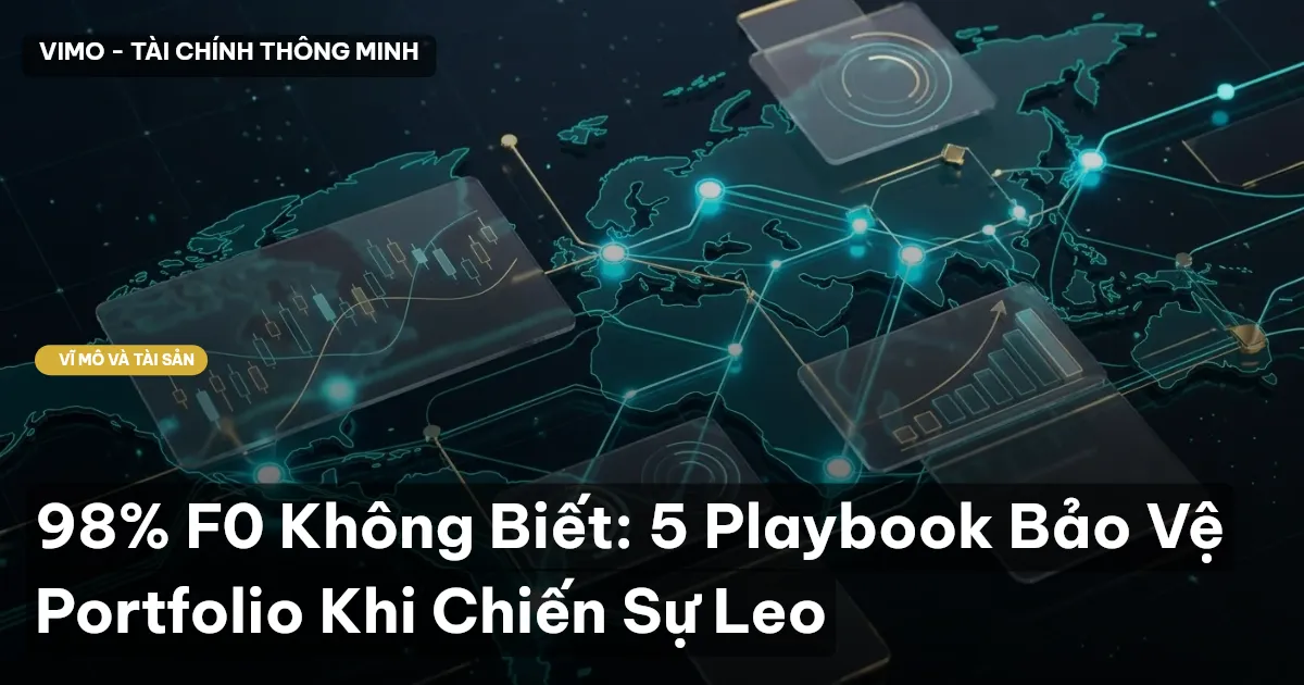 98% F0 Không Biết: 5 Playbook Bảo Vệ Portfolio Khi Chiến Sự Leo