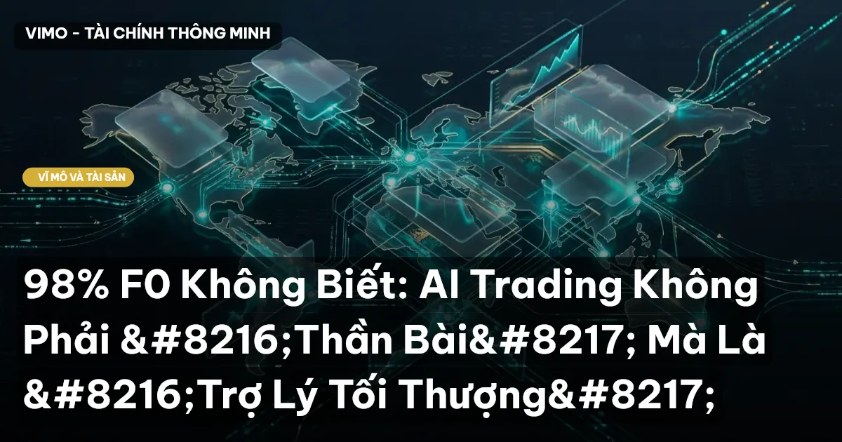 98% F0 Không Biết: AI Trading Không Phải ‘Thần Bài’ Mà Là ‘Trợ Lý Tối Thượng’