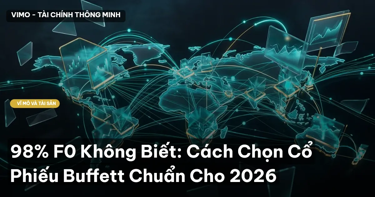 98% F0 Không Biết: Cách Chọn Cổ Phiếu Buffett Chuẩn Cho 2026