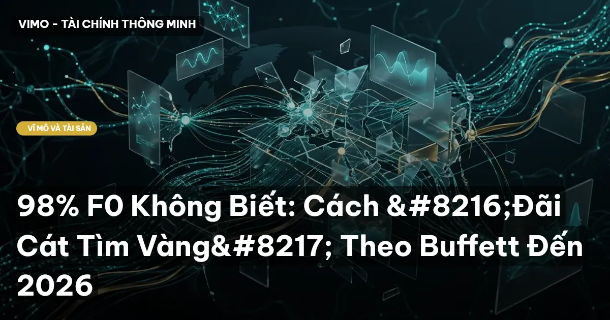 98% F0 Không Biết: Cách 'Đãi Cát Tìm Vàng' Theo Buffett Đến 2026