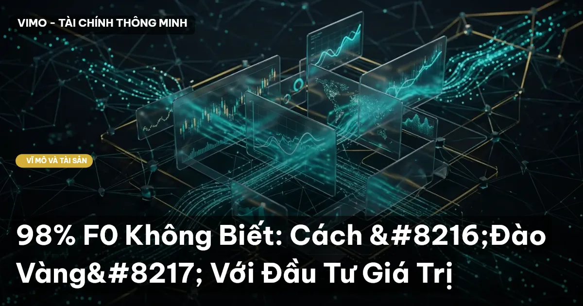 98% F0 Không Biết: Cách ‘Đào Vàng’ Với Đầu Tư Giá Trị