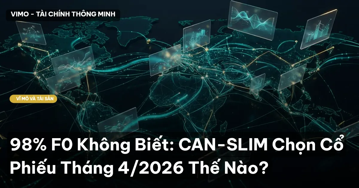 98% F0 Không Biết: CAN-SLIM Chọn Cổ Phiếu Tháng 4/2026 Thế Nào?