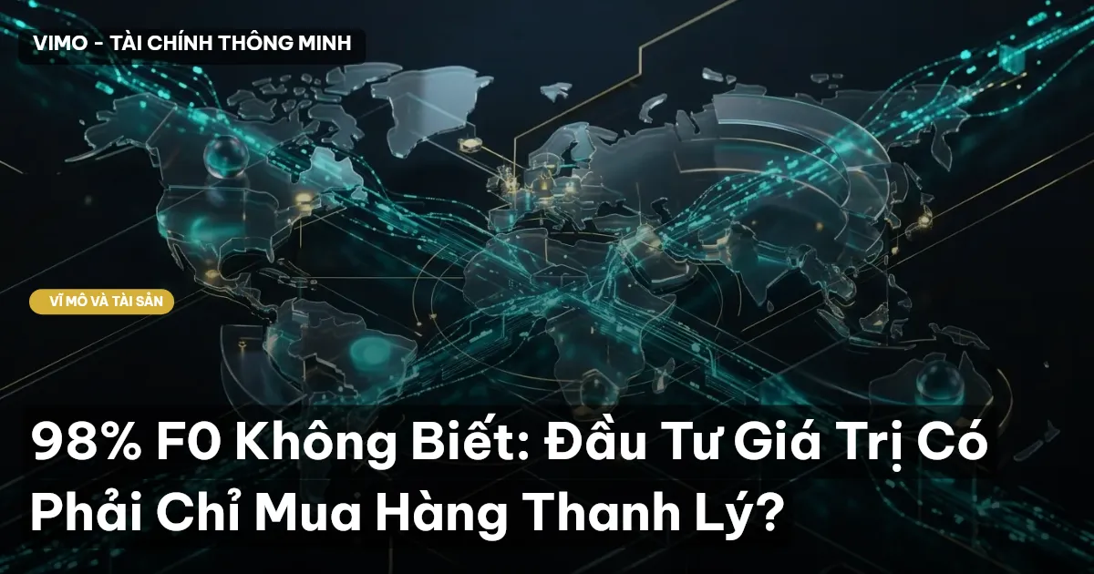 98% F0 Không Biết: Đầu Tư Giá Trị Có Phải Chỉ Mua Hàng Thanh Lý?
