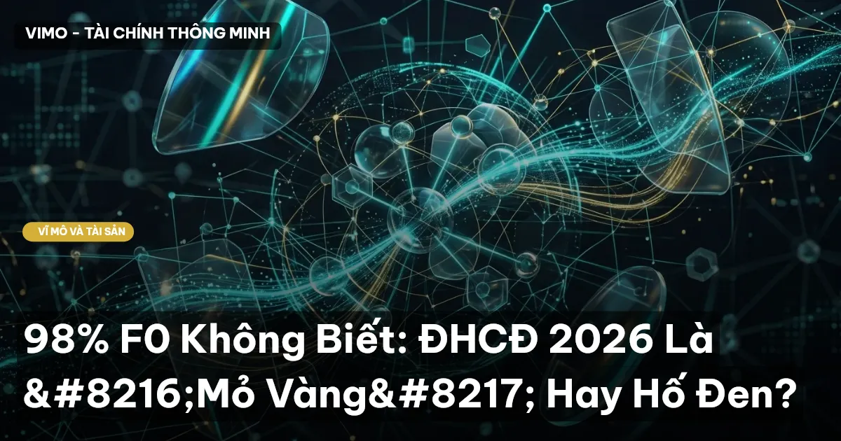 98% F0 Không Biết: ĐHCĐ 2026 Là 'Mỏ Vàng' Hay Hố Đen?