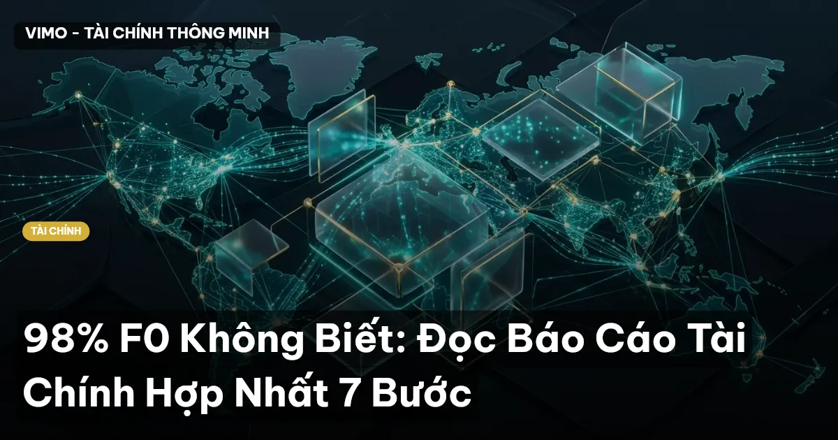 98% F0 Không Biết: Đọc Báo Cáo Tài Chính Hợp Nhất 7 Bước