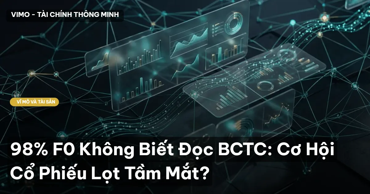 98% F0 Không Biết Đọc BCTC: Cơ Hội Cổ Phiếu Lọt Tầm Mắt?