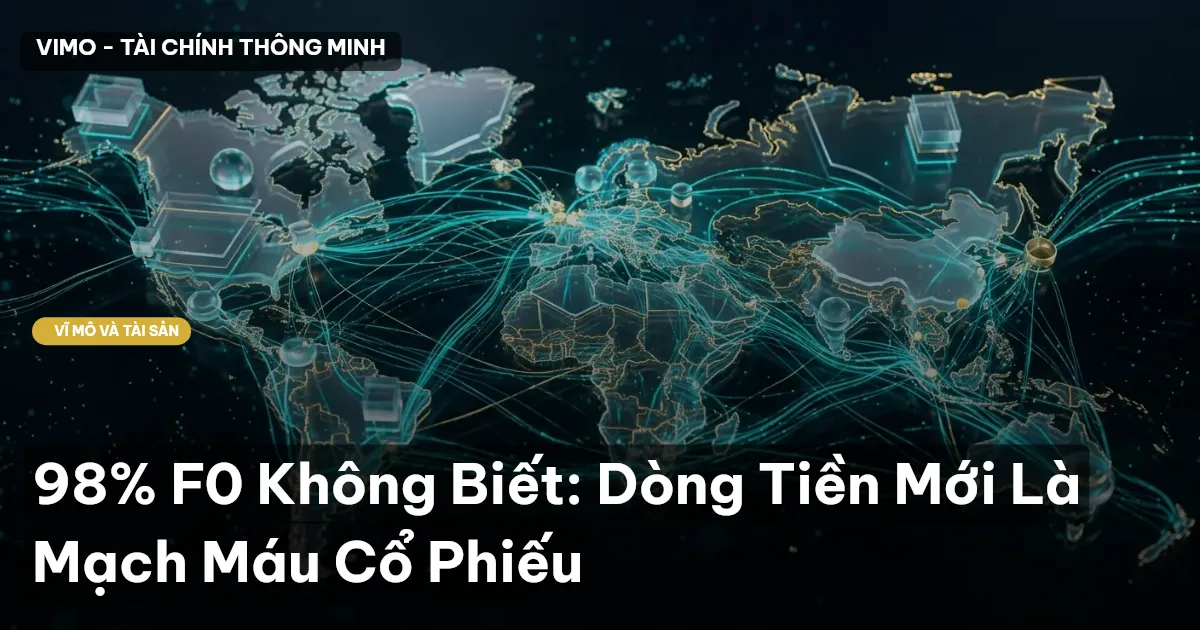 98% F0 Không Biết: Dòng Tiền Mới Là Mạch Máu Cổ Phiếu