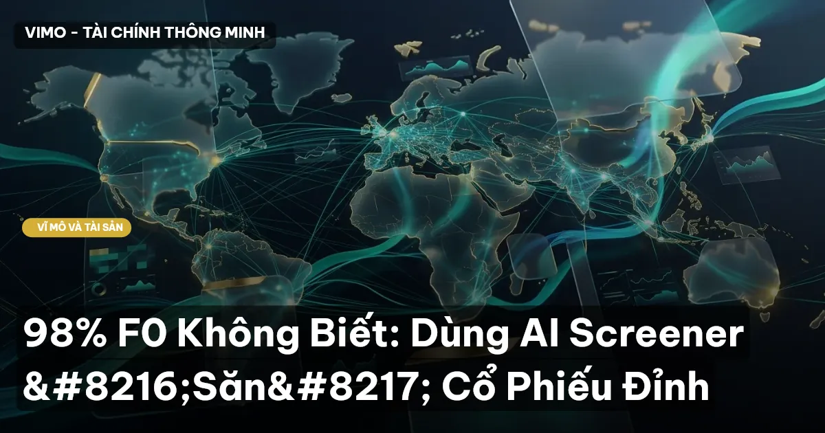 98% F0 Không Biết: Dùng AI Screener ‘Săn’ Cổ Phiếu Đỉnh