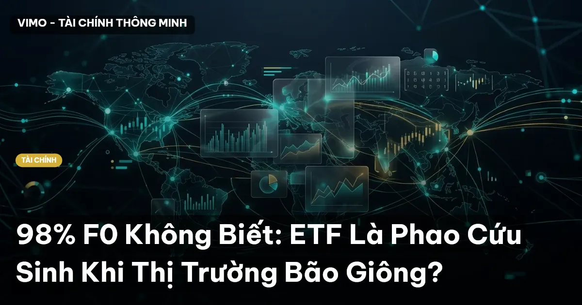 98% F0 Không Biết: ETF Là Phao Cứu Sinh Khi Thị Trường Bão Giông?