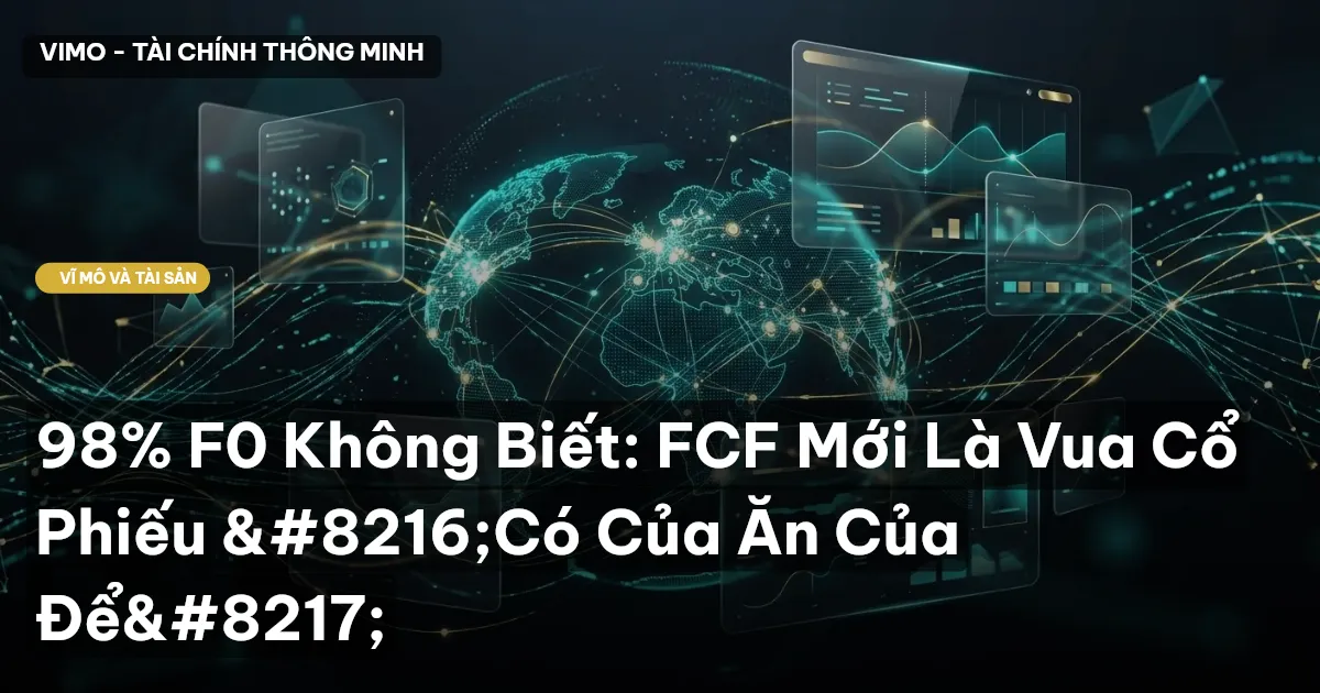 98% F0 Không Biết: FCF Mới Là Vua Cổ Phiếu ‘Có Của Ăn Của Để’